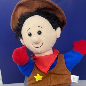 2003 Timeless Toys Cowboy Plush Hand Puppet Toy